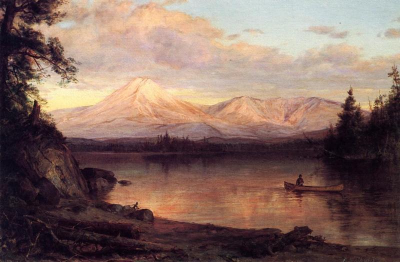 Frederic Edwin Church View of Mount Katahdin oil painting picture